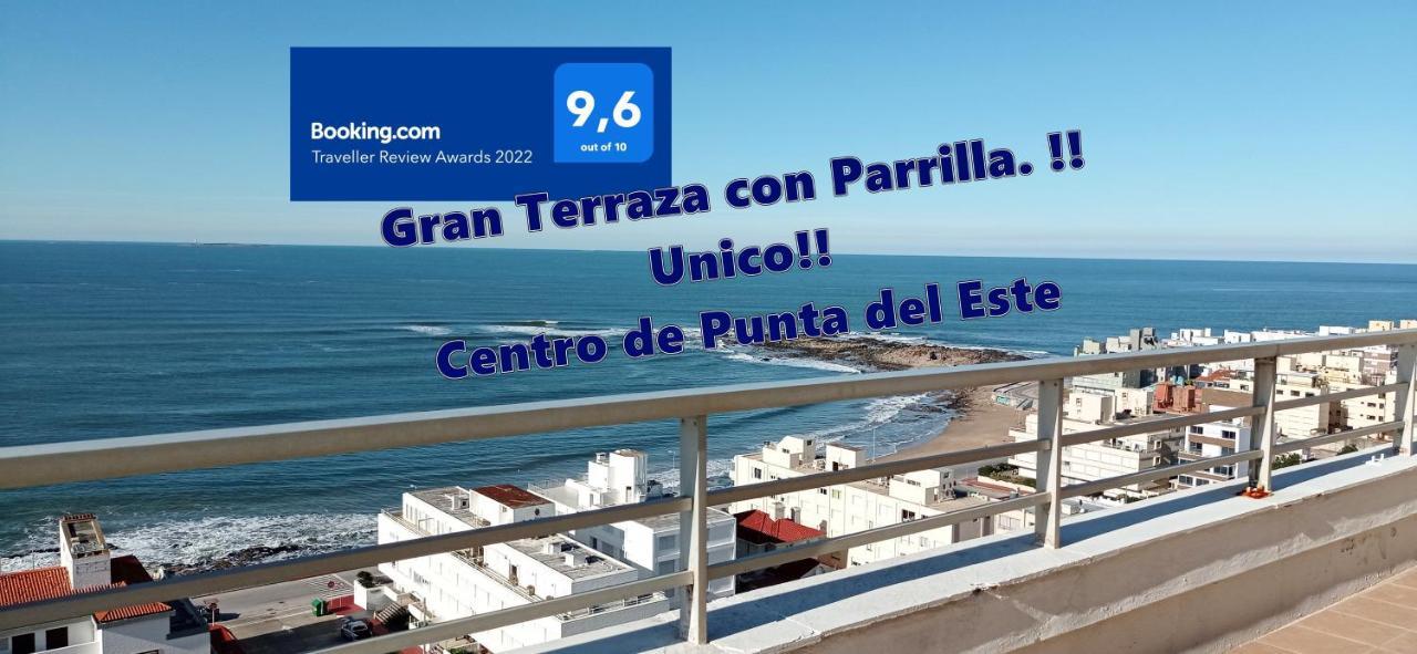 Penthouse Centrico Con Vista Al Mar, Parrilla Privada Y Terraza Espaciosa Punta del Este Exterior photo
